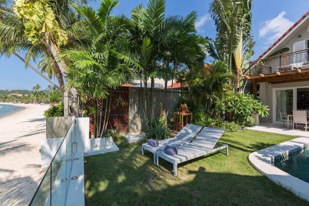 Beachfront Villa Charmant With Private Pool Koh Samui Exterior photo