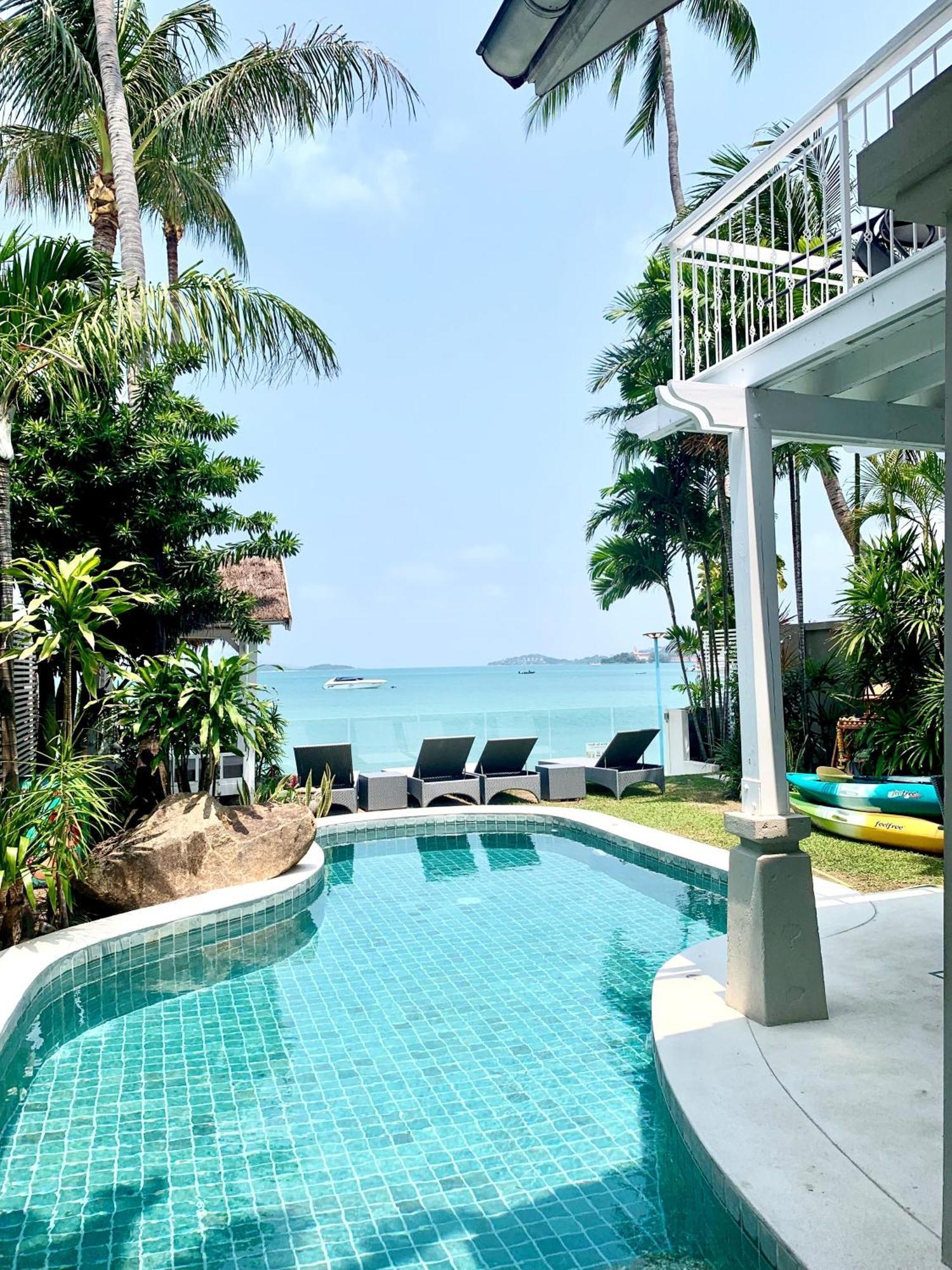 Beachfront Villa Charmant With Private Pool Koh Samui Exterior photo